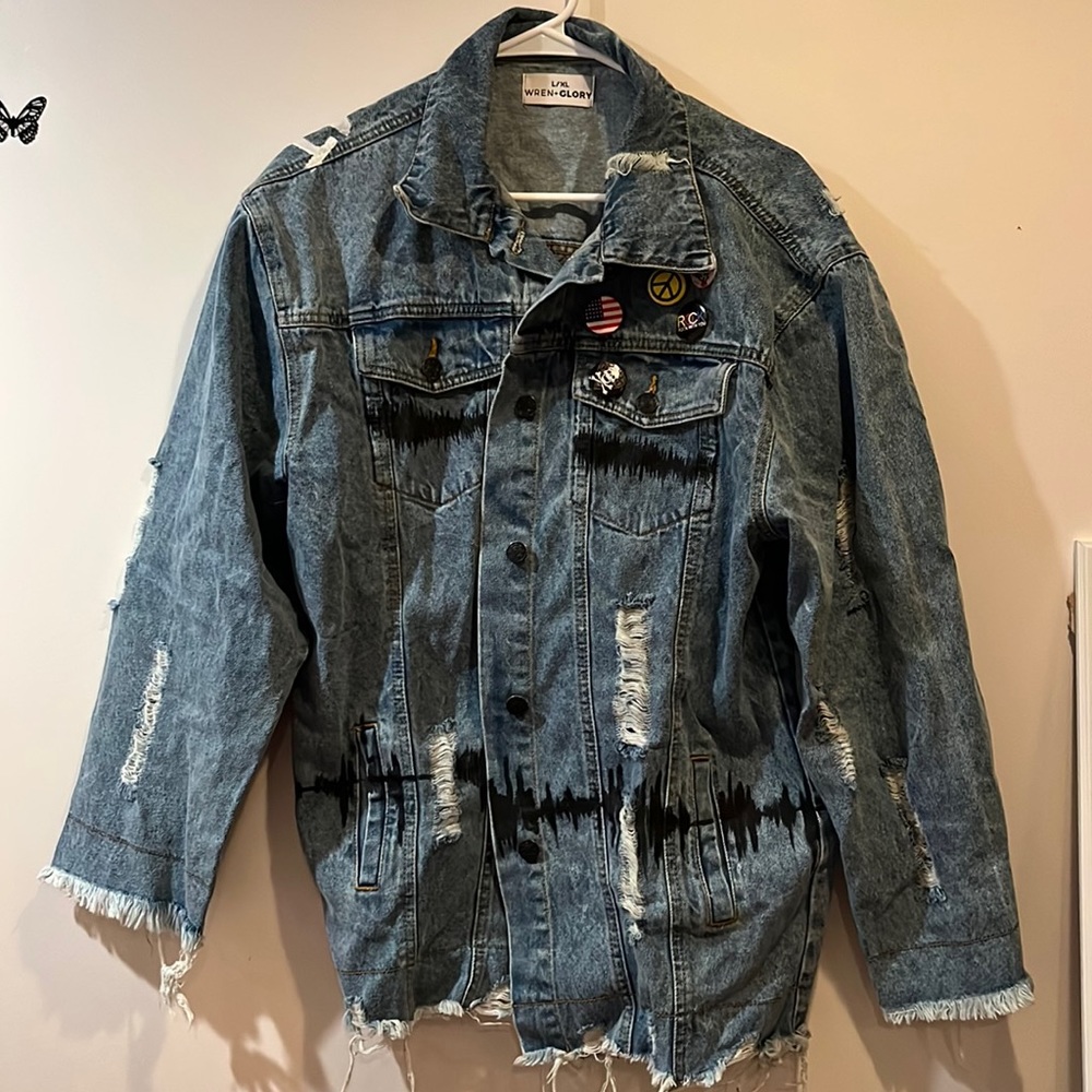 “With The Band” Jean Jacket Wren + Glory